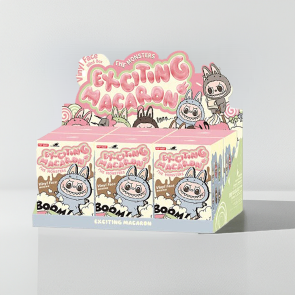 Pop Mart Labubu The Monsters Tasty Macarons Vinyl Face (Wybór Koloru)