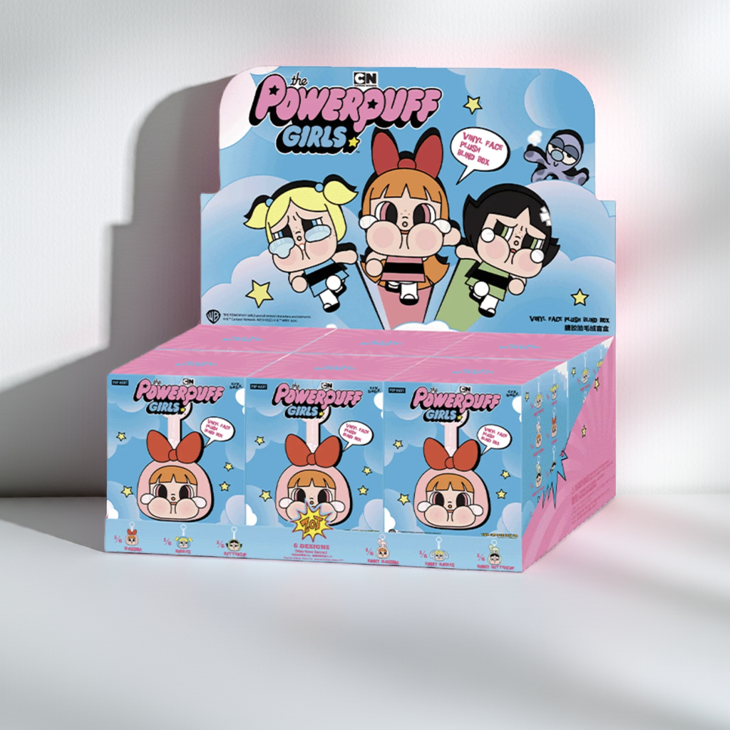 Pop Mart CryBaby x Powerpuff Girls Series Vinyl Face Plush Sealed Case (BLINDBOX)