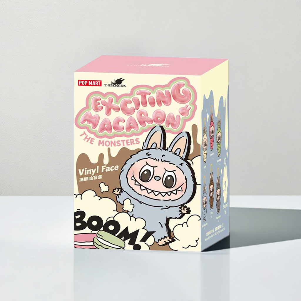 Pop Mart Labubu The Monsters Tasty Macarons Vinyl Face (Wybór Koloru)