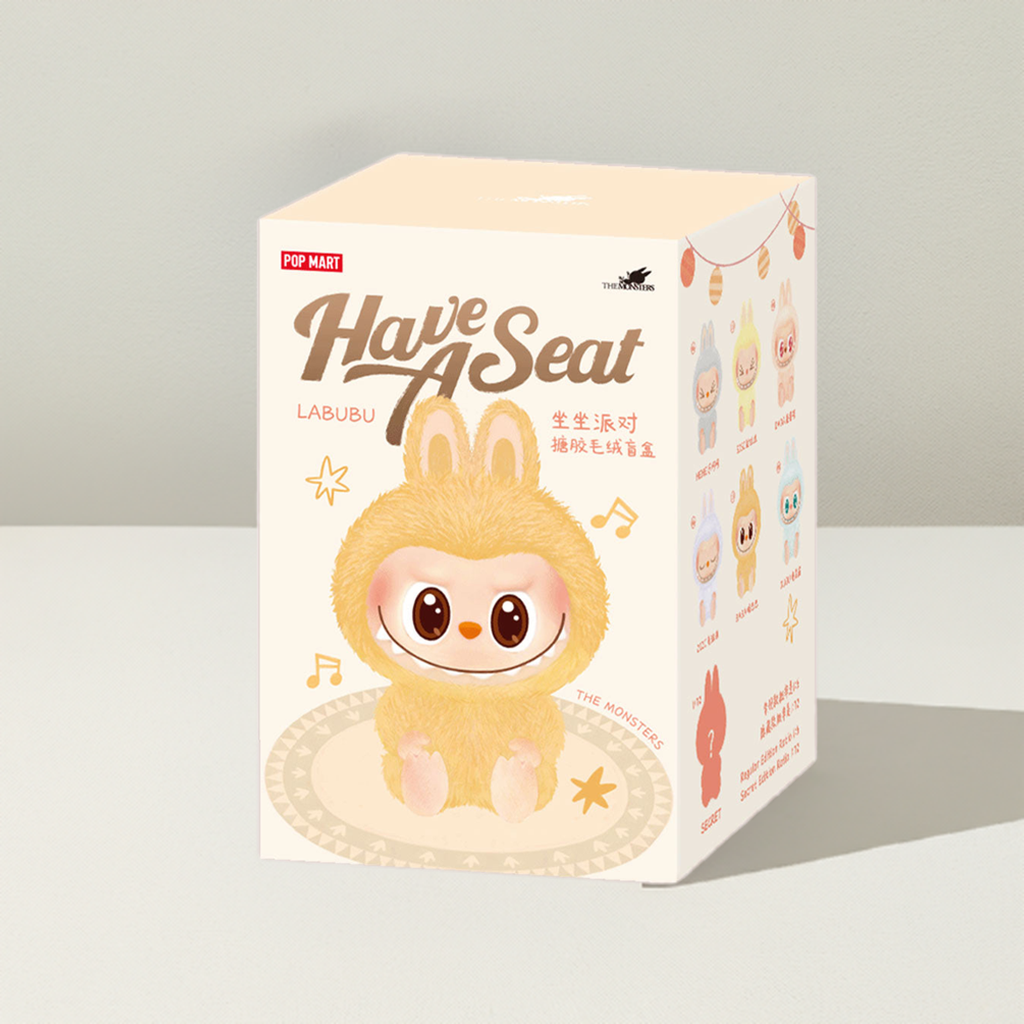 Pop Mart Labubu The Monsters Have a Seat Vinyl Plush Case Sealed (BLINDBOX)