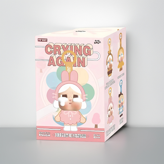 Pop Mart CryBaby Crying Again Series Vinyl Face Plush Sealed Case (BLINDBOX)