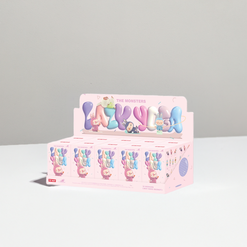 Pop Mart Labubu The Monsters Lazy Yoga Series Figures Sealed Case (BLINDBOX)
